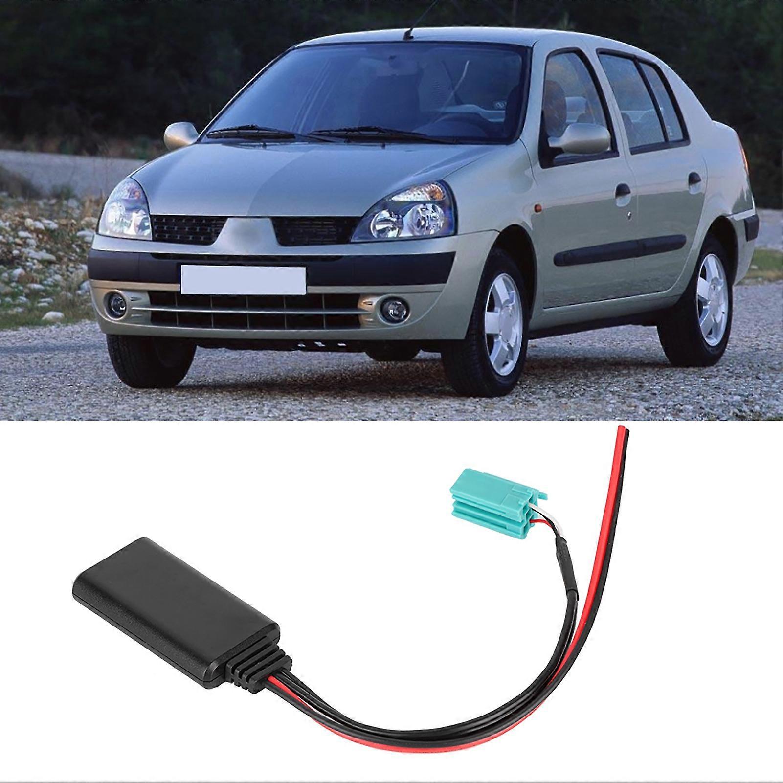 o Wireless Bluetooth Stereo Radio Cable Auxin Adapter Fits for Clio 20052011