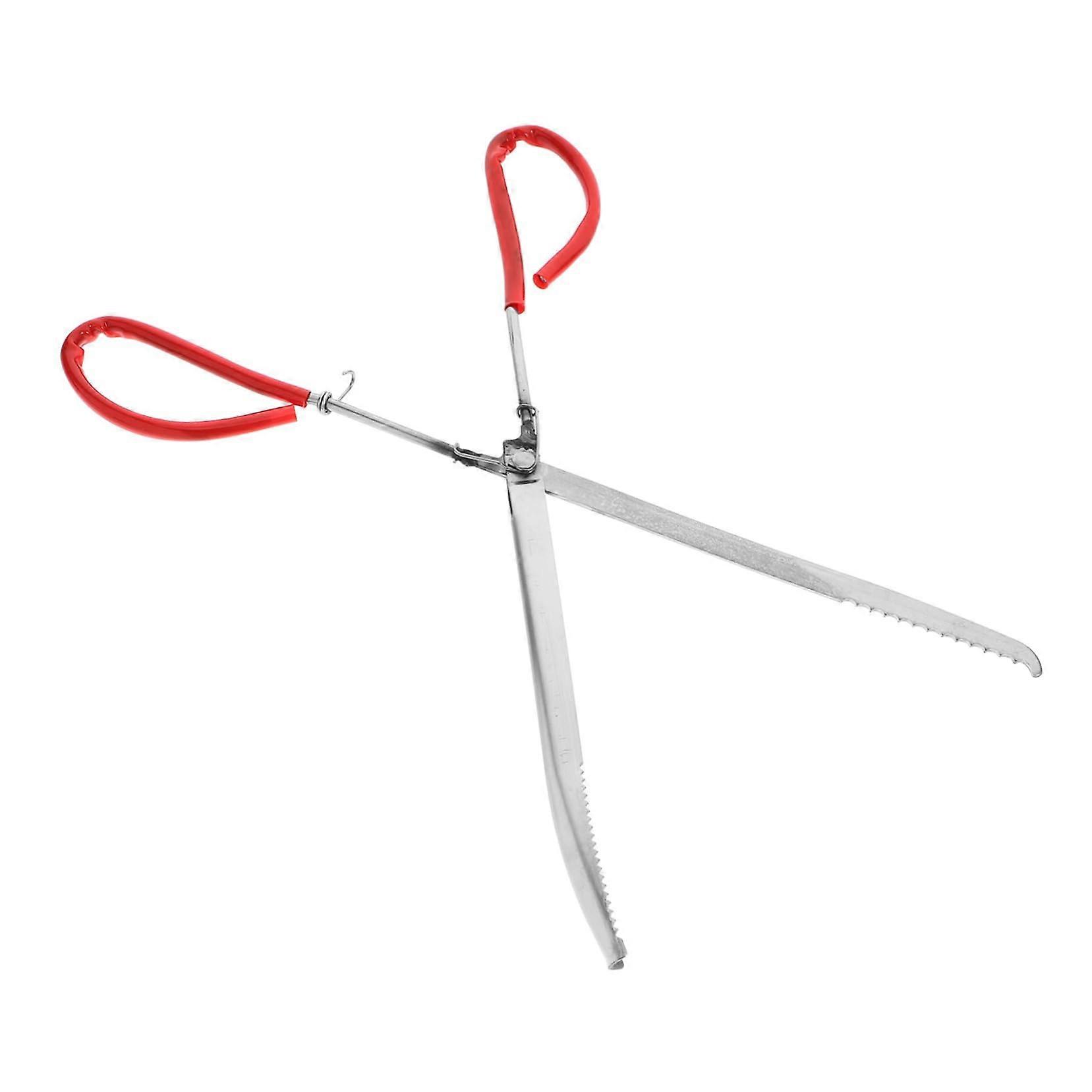 English translation:  
Eel crab fishing tool crab multifunction eel clamp Turtle clamp 43X9X1CM