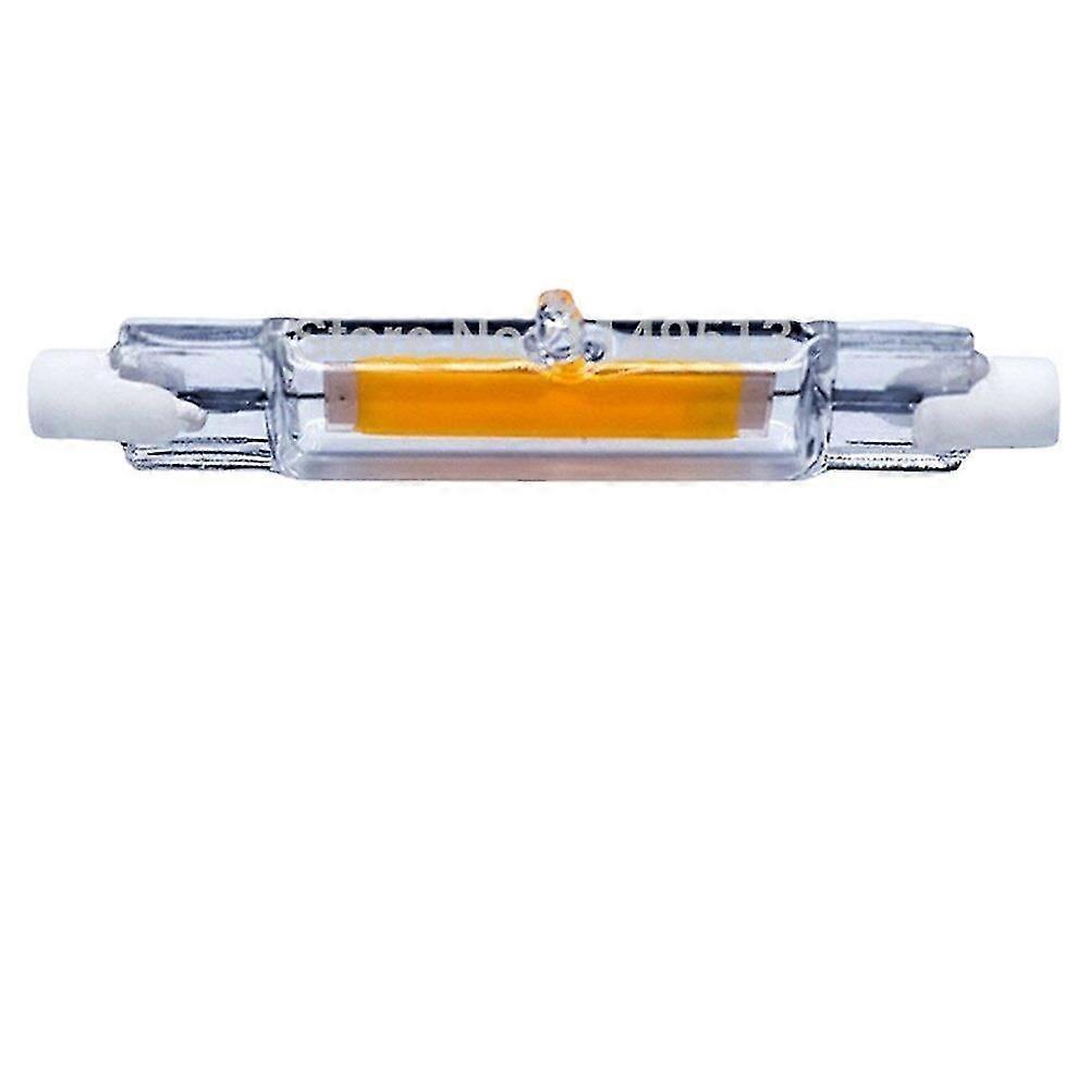 Ampoule torch LED 78mm 5w R7s à intensité variable, tube en verre Ac220-240v pour remplacement halogène de projecteur