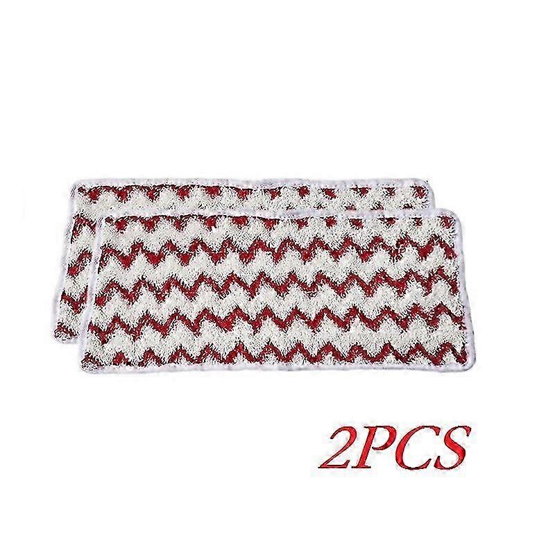2Pcs Microfiber Mop Pad Refills for Compatible Steam Cleaners