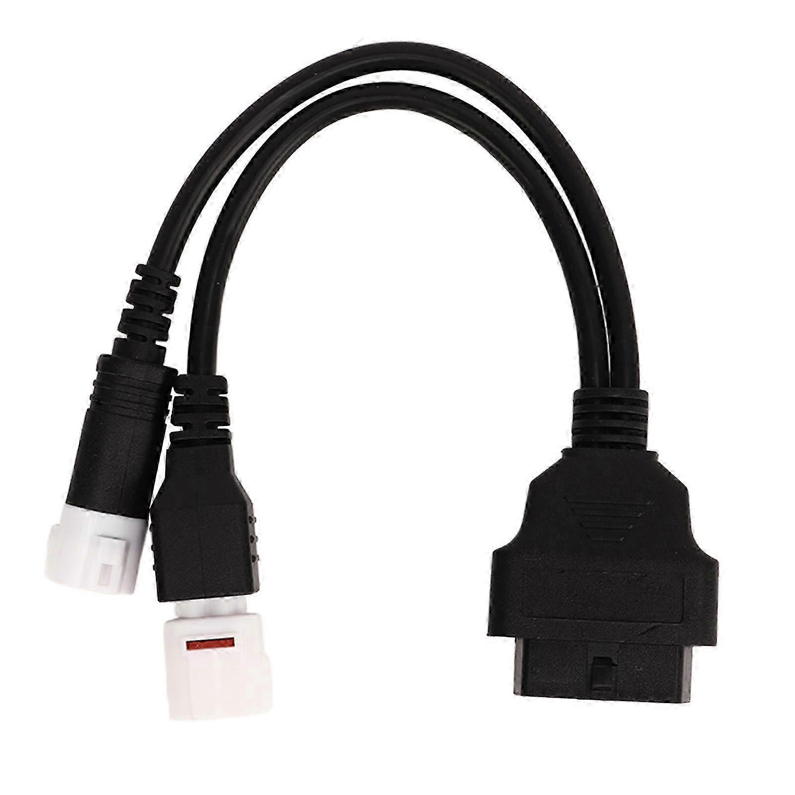 3pin 4pin Motorcycles OBD OBD2 Adapter Cable Easy Fault Detection Safe Plug and Play for compatible models
