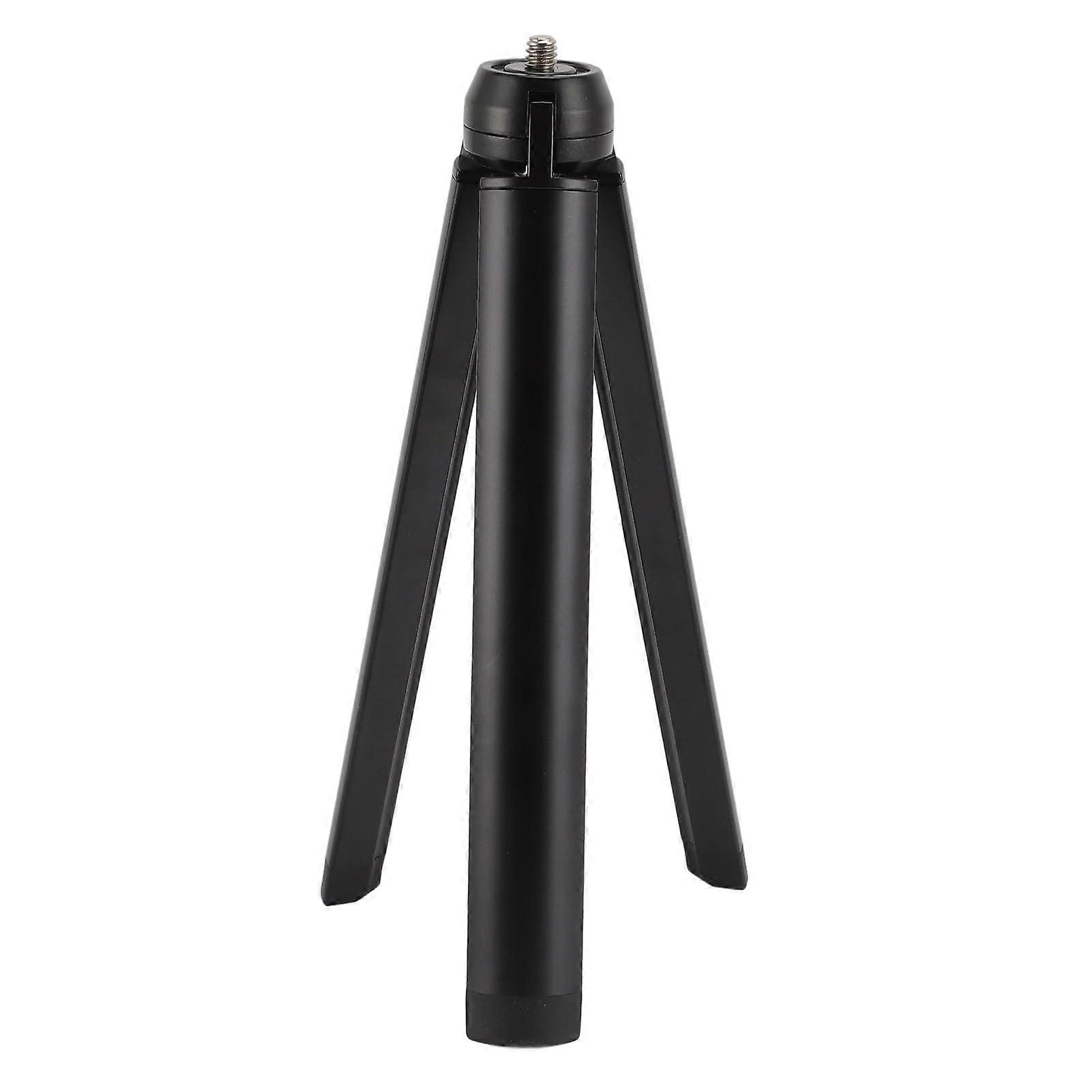 Metal Tripod, Desktop Aluminium Compact Tripod Table Stand with 1/4 Inch Screw, Foldable Phone Tripod Stand for Gimbal Stabilizer, Action Cameras