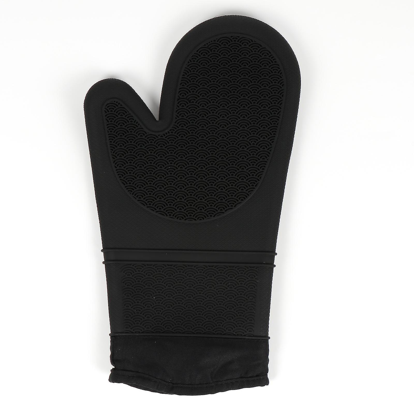 Thick Silicone And Cotton Oven Baking Gloves