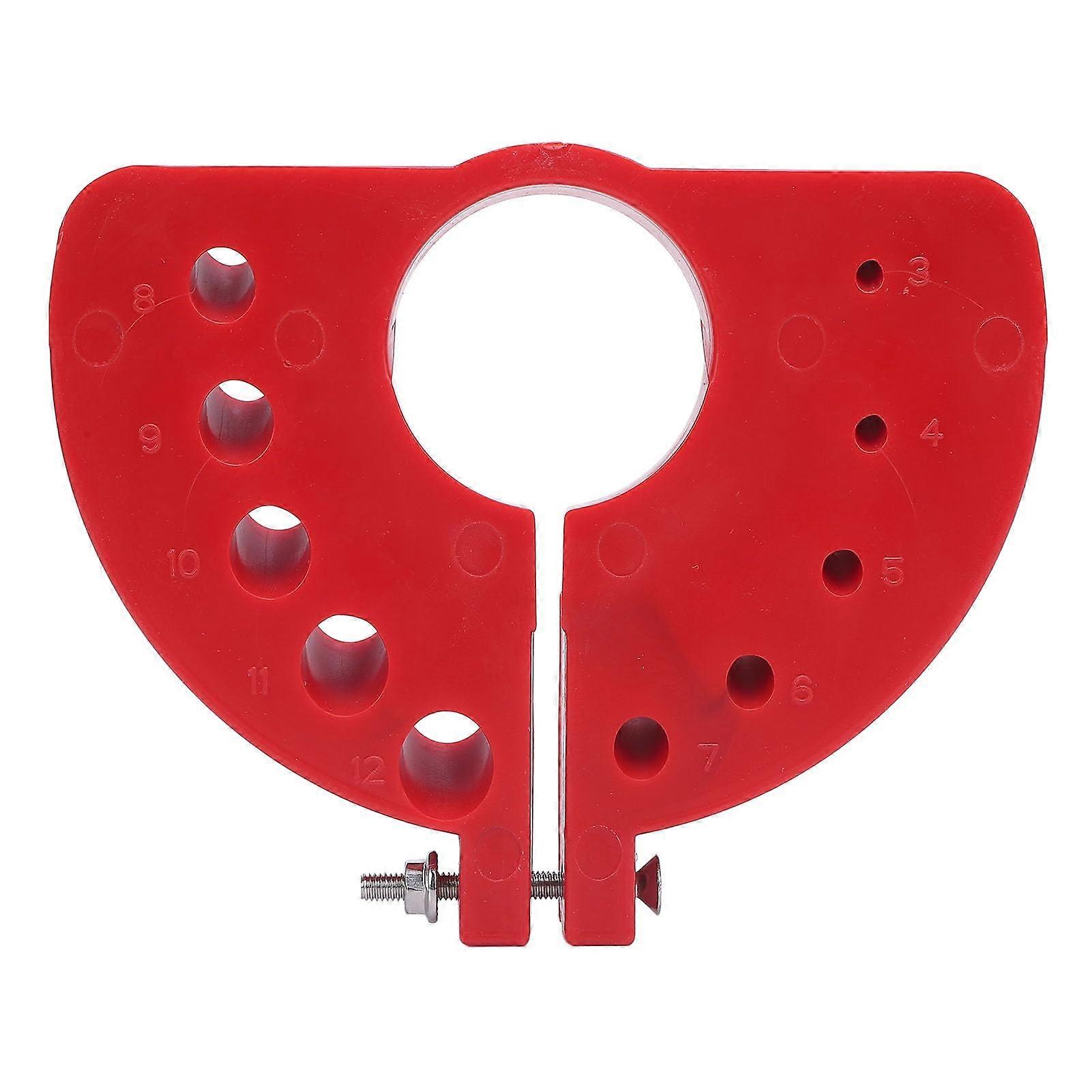 Drill Bit Sharpener Fastening Efficient ABS Plastic Material Grinding Multiple Specifications for Enthusiasts and Professionals (Red)