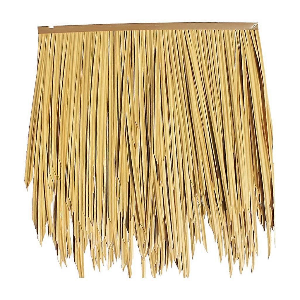 Palm Leaf PE Simulation Straw Tile Artificial Decorative Straw Wooden House Fake Grass Ref: 8193