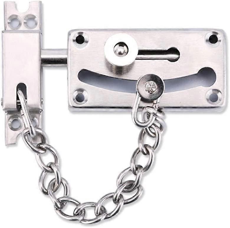 Αλυσίδα ασφαλείας πόρτας, κλειδαριά μανδάλων πόρτας, τυποποιημένη αντικλεπτική αλυσίδα ασφαλείας Αλυσίδα πόρτας Πόρτα από ανοξείδωτο χάλυβα Αλυσίδα πόρτας Περιοριστής μπροστινής πόρτας Ext