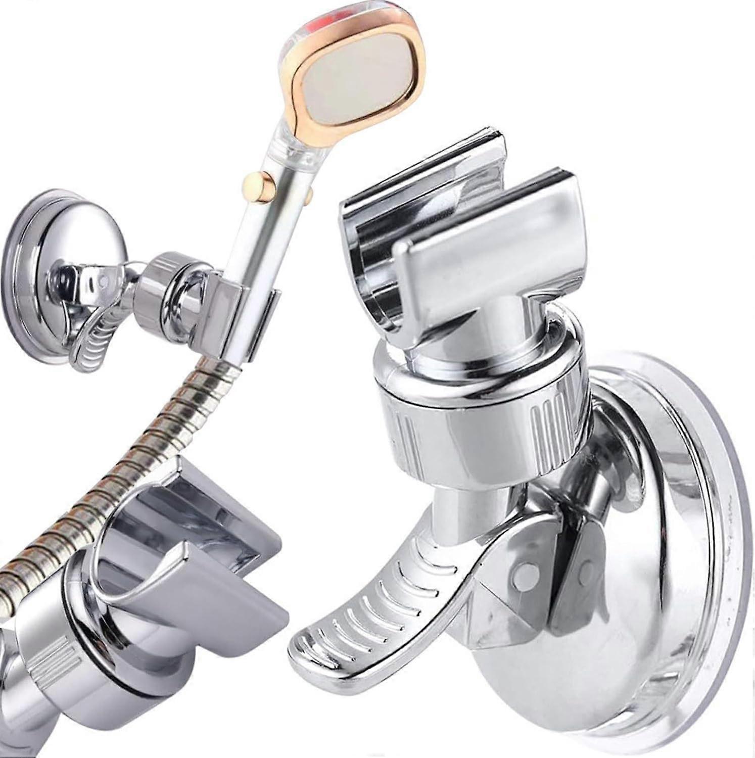 Adjustable Shower Head Holder Removable - Suction Cup Wall Mount