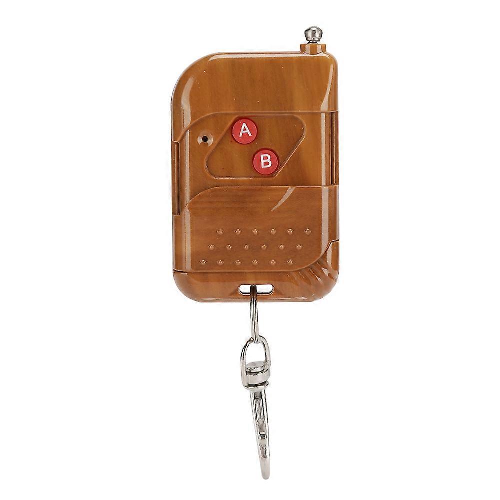 AC85- Remote Control Switch 2 Channel Receiver with 2 Wood Transmitters Kit