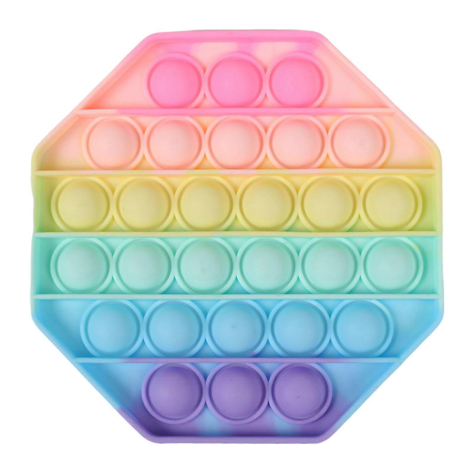 Bubble Squeeze Toy Colour Silica Gel Soft Delicate Bubble Sensory Decompression Toy for Party Toys