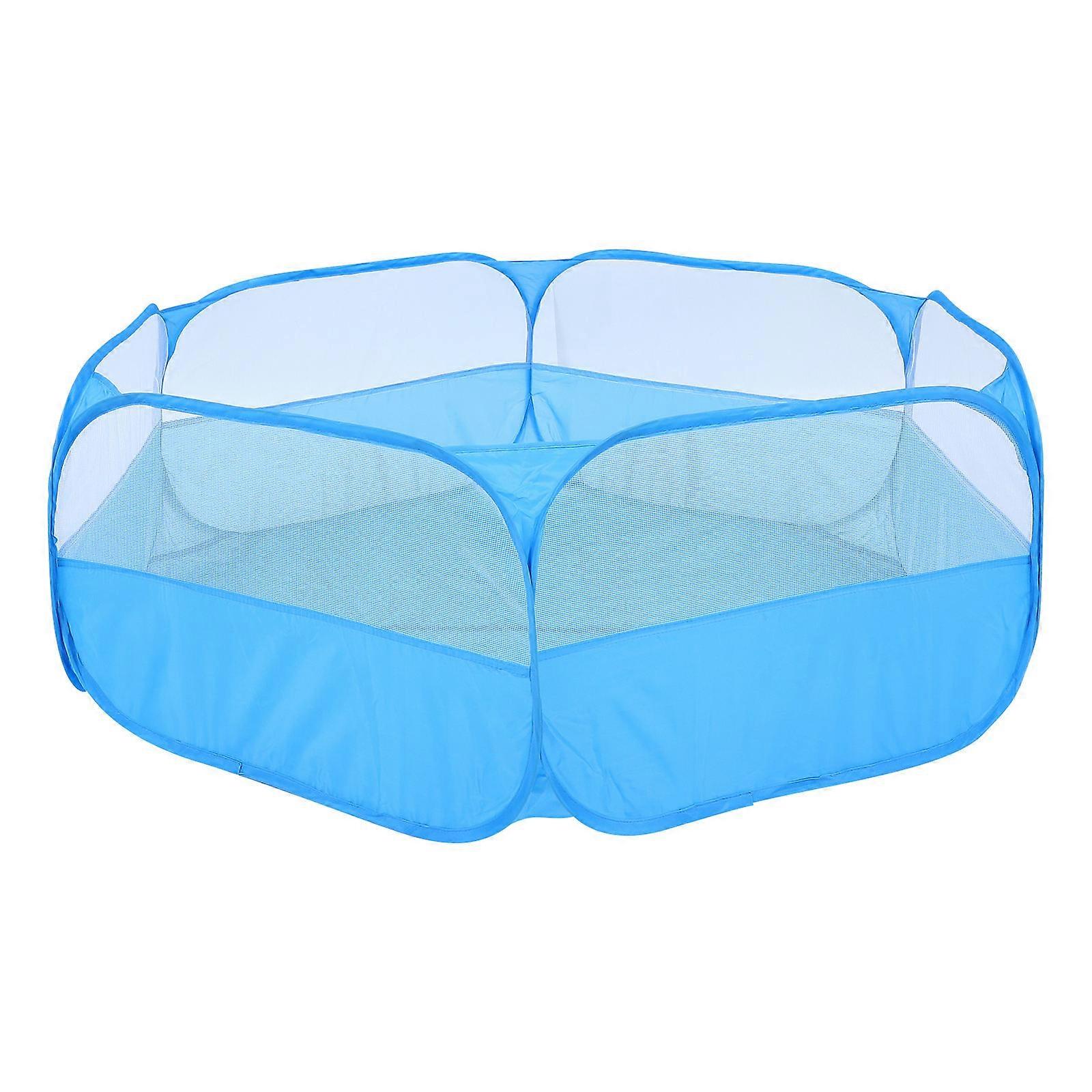 Nylon Pet Fence for Hamster Rabbit Indoor Use Rectangular Shape Easy Installation 110.00X96.00X38.00CM 1Pcs