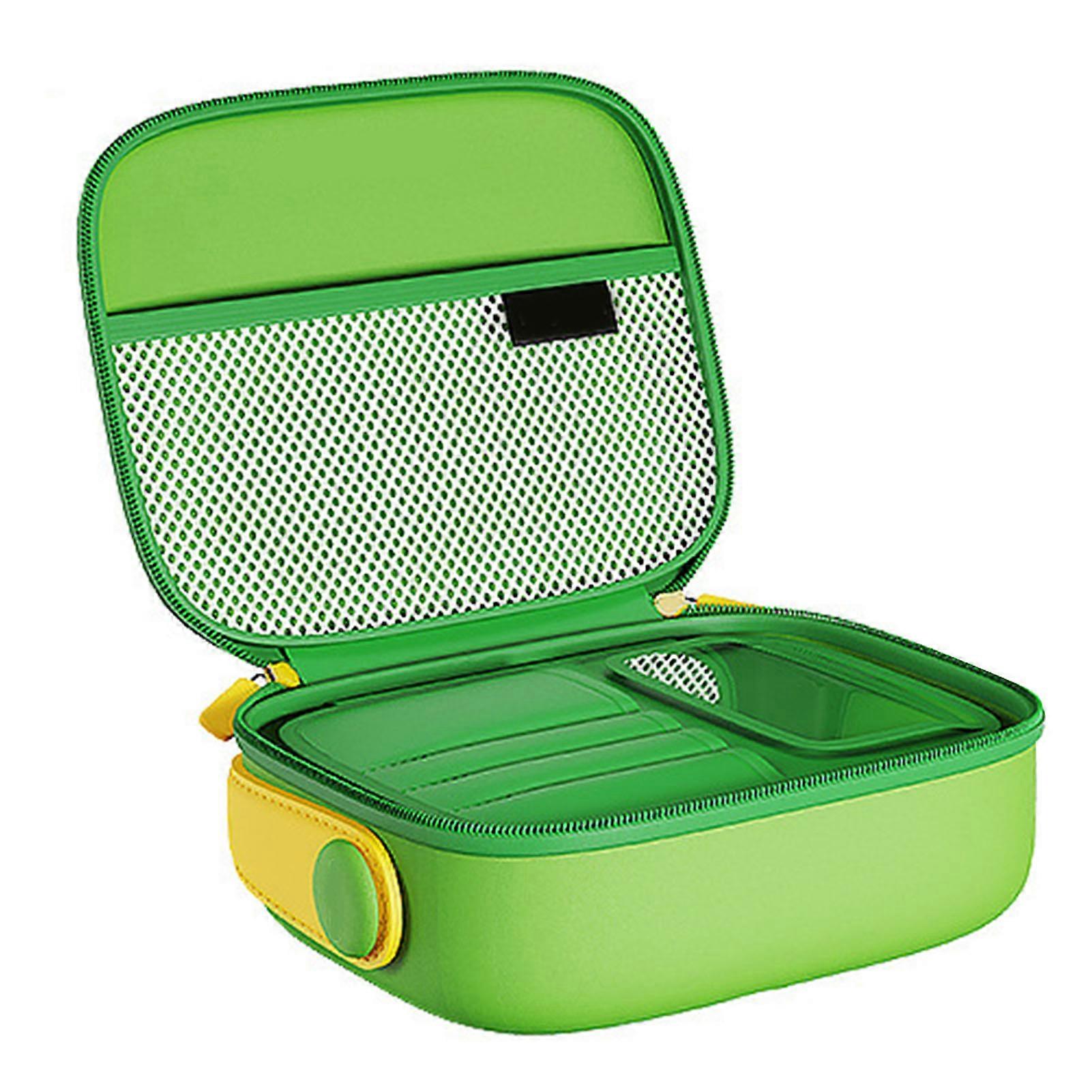 Makeup Bag with Portable Handle Zipper Multi Compartment Anti Impact Travel Cosmetic Organizer Toiletry Bag