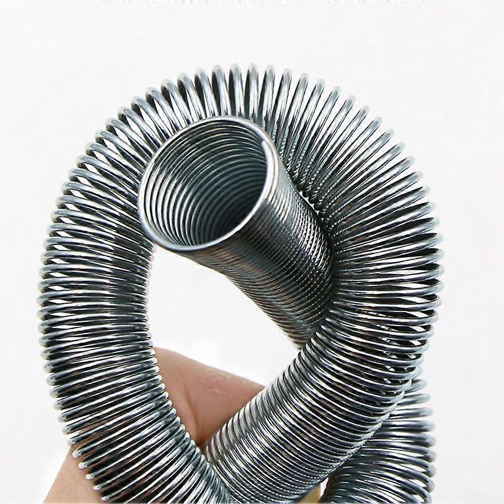 Bend pipes effortlessly with the reliable 7piece spring steel pipe bending set.