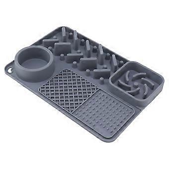 Likmat voor honden Katten Hond Pindakaas Likkussens voor Hond Angst Verlichting Hond Slow Feeder Mat Perfect voor Baden Verzorging