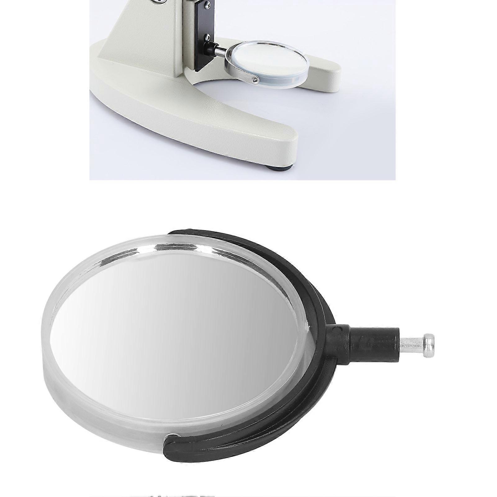 Microscope Reflective Mirror Light Gathering Pathway Changing Biological Microscope Plane Concave Reflector for XSP 00 Plastic Bracket