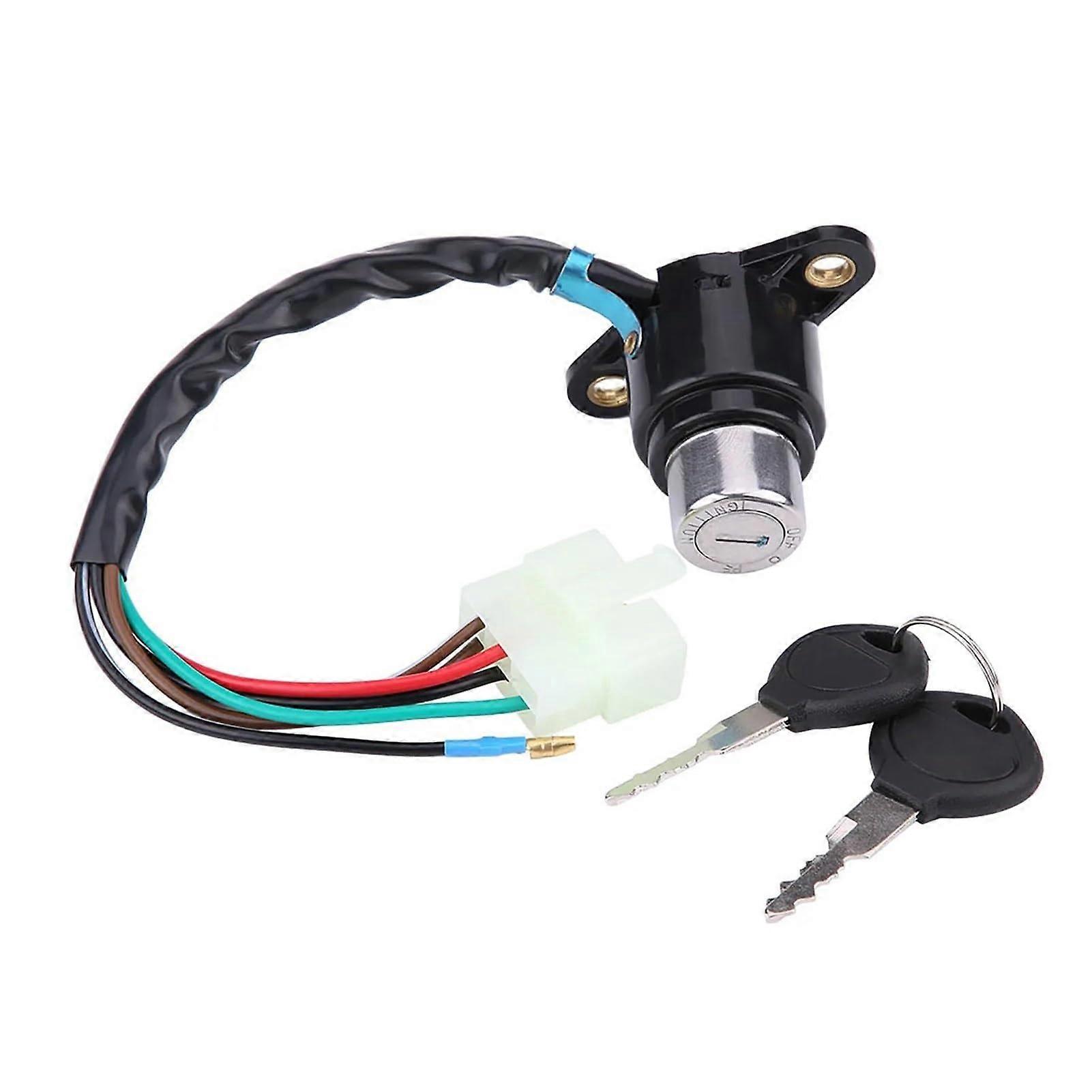 Ignition Lock For Motorcycle, 25 Cm Wire, Plastic Ignition Switch Cylinder For CB400/CB450 CM400/CM450