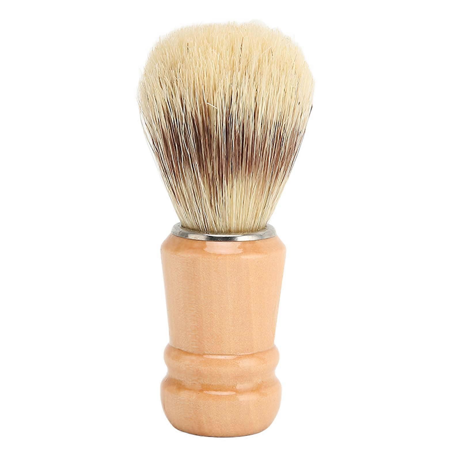 Men's Beard Shaving Brush with Wooden Handle, Handmade Shaving Brush, Soft Hair Brush for Razor, Beard Cleaning Tool