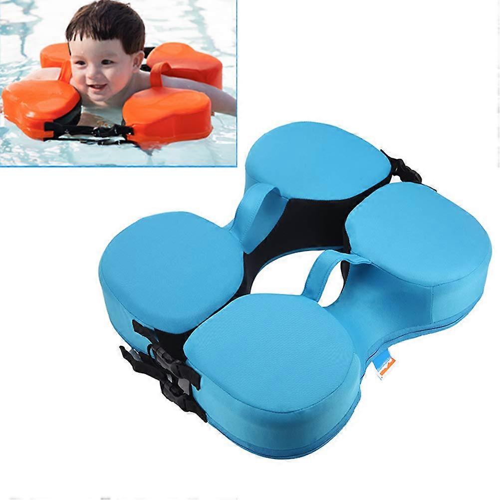 Baby Swimming Ring, EPE Foam Buoyancy Ring, Baby Learning Swimming Equipment Forearm Beginners Neck for 03 Years Old Child Beginners, Blue
