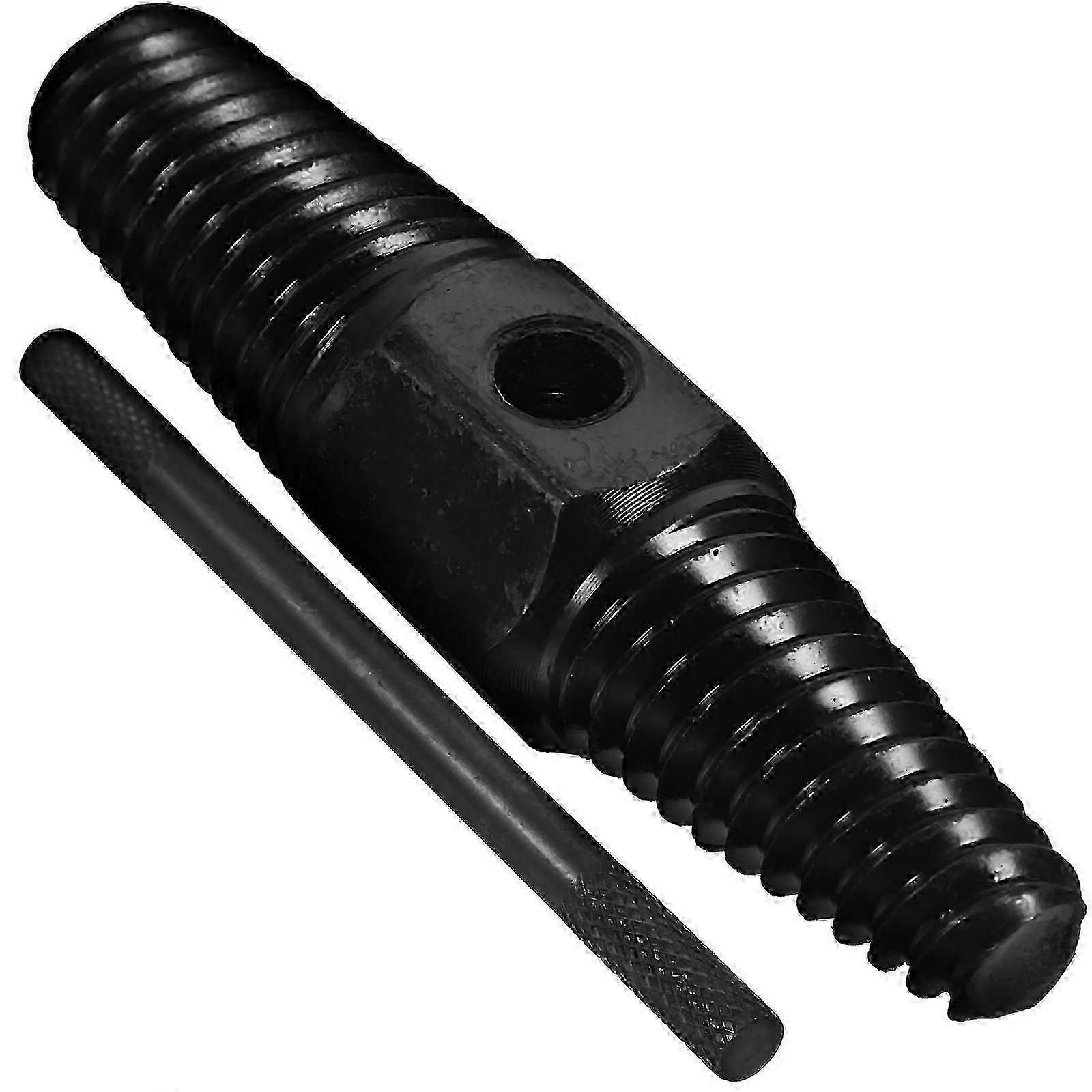 Double-Sided Screw Extractor Drill Bit Tool for 1/2 & 3/4 Broken Bolts - Black Remover Tool for Easy Extraction