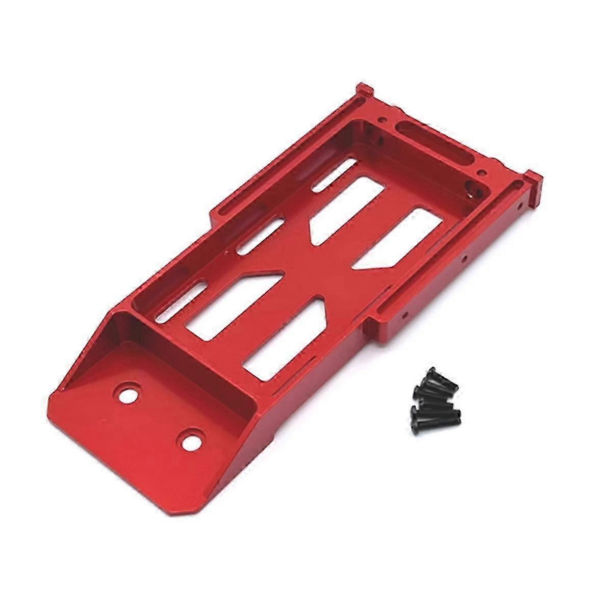 Metal Upgrade Battery Mount for MN Model RC Car - Durable Accessory in Red for Enhanced Performance and Style