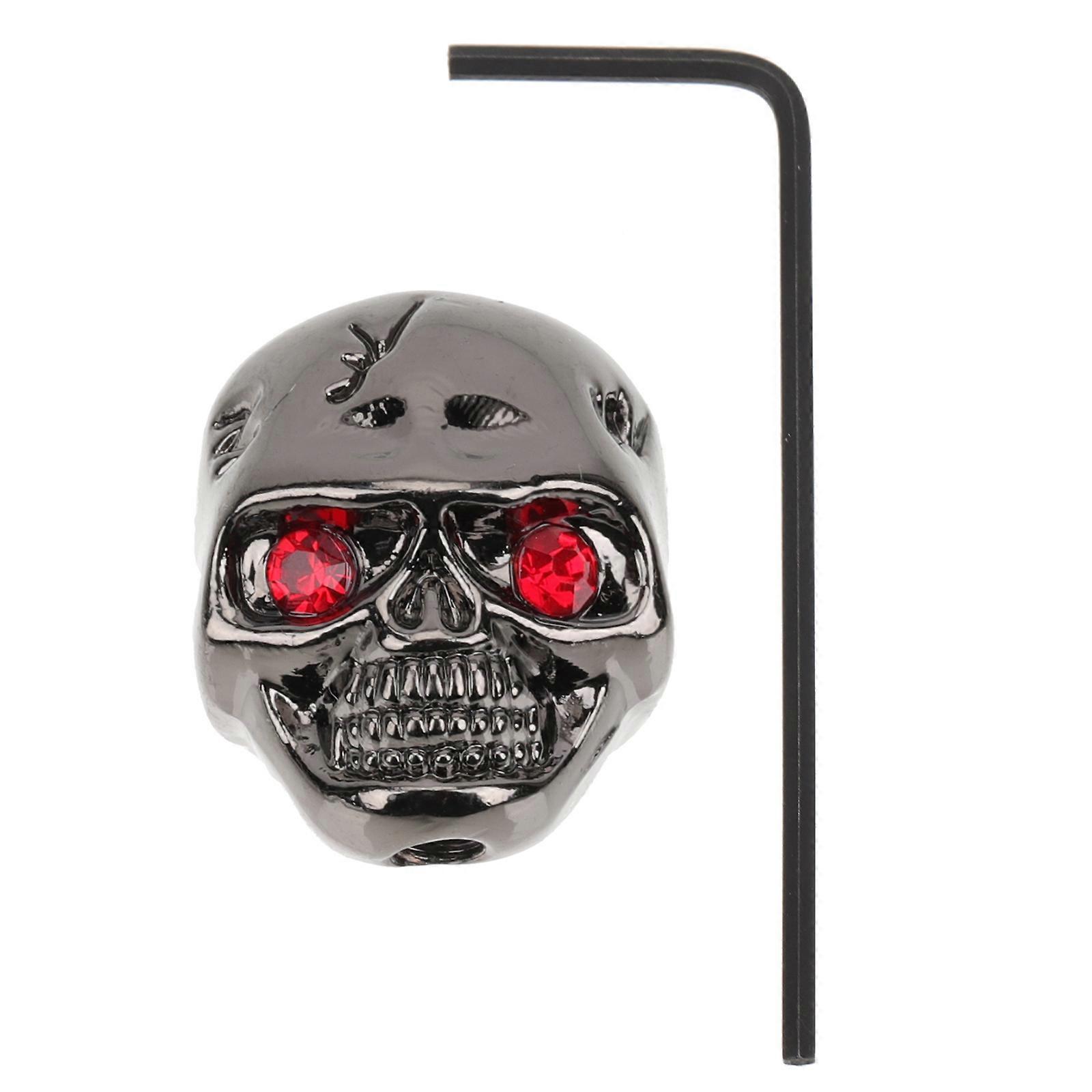 Guitar Volume Control Knob Metal Skull Design Electric Guitar Parts 2.5x2cm Multiple Effects Control 1Pcs