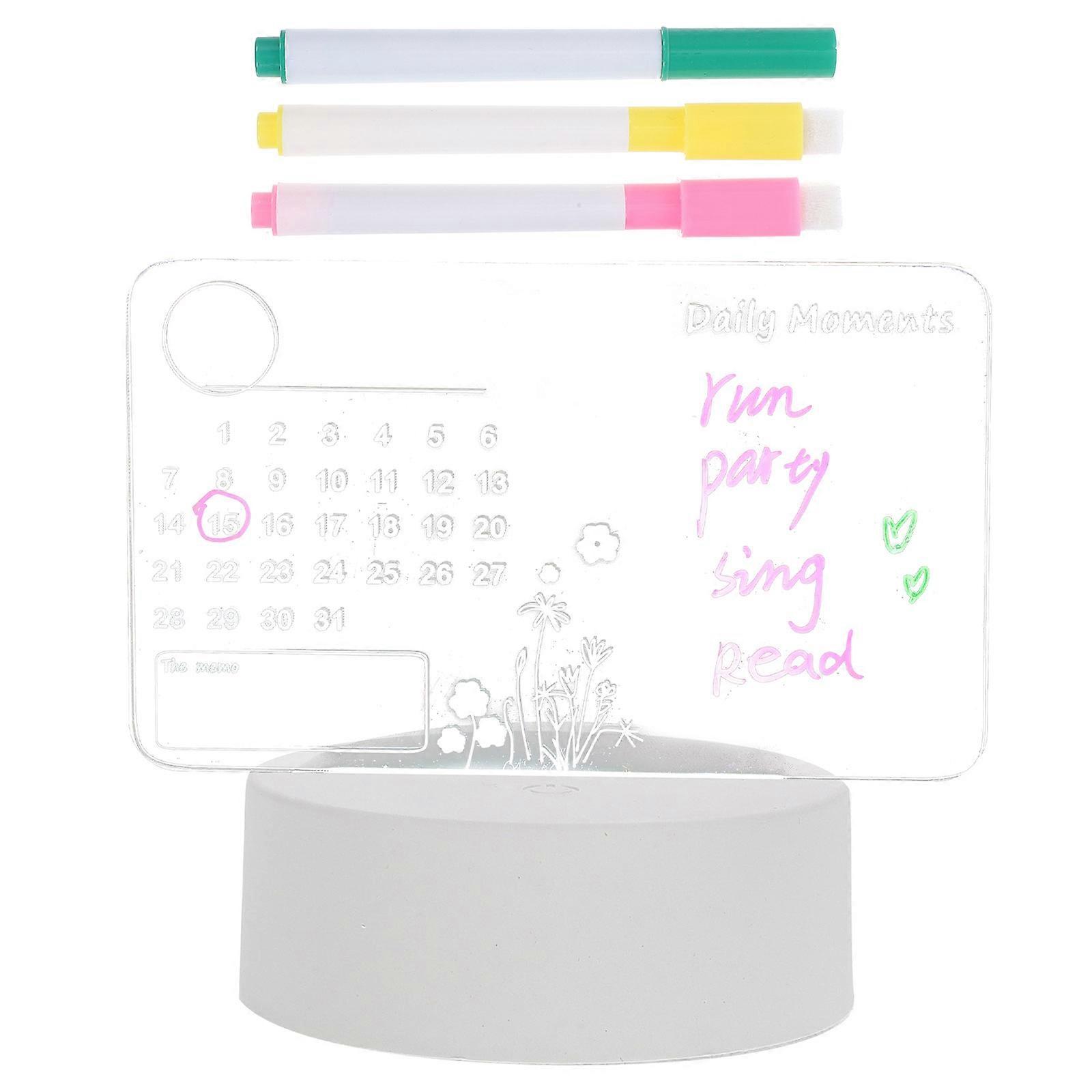 Acrylic DIY Calendar Night Light for Home with Eye Protection and Comfortable Lighting Environment