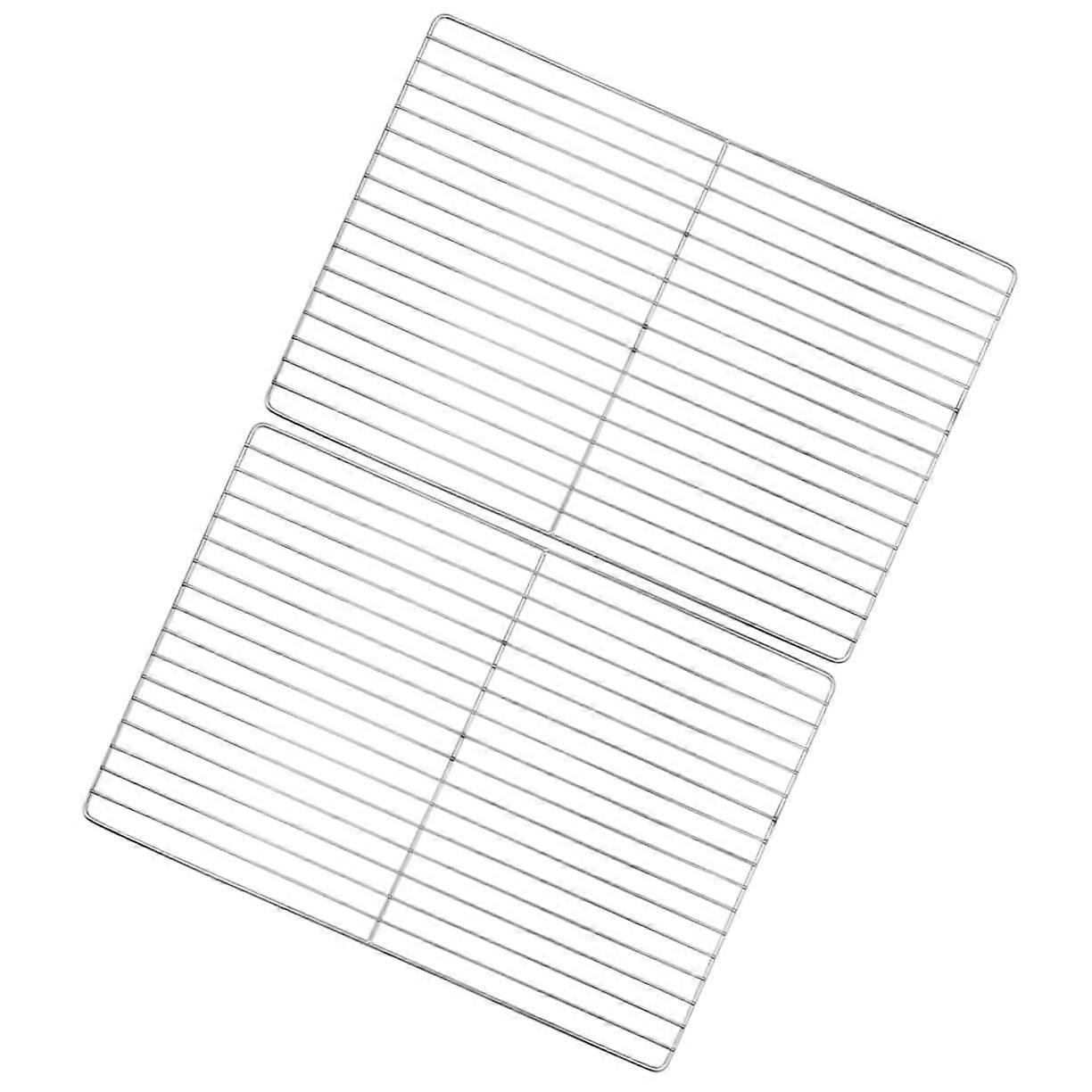 2 Pieces Grill Net, Multifunctional BBQ Grill Accessories for Outdoor Use, for Meat, Vegetables, Fish, Durable and Rust