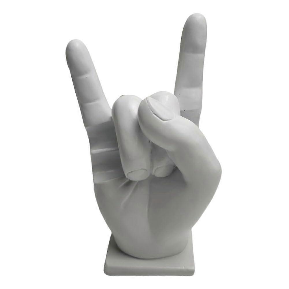 Creative Hand Drumsticks Display Stand for Home Decor and Drumming Gifts - White Color, Stylish Design, Durable Material