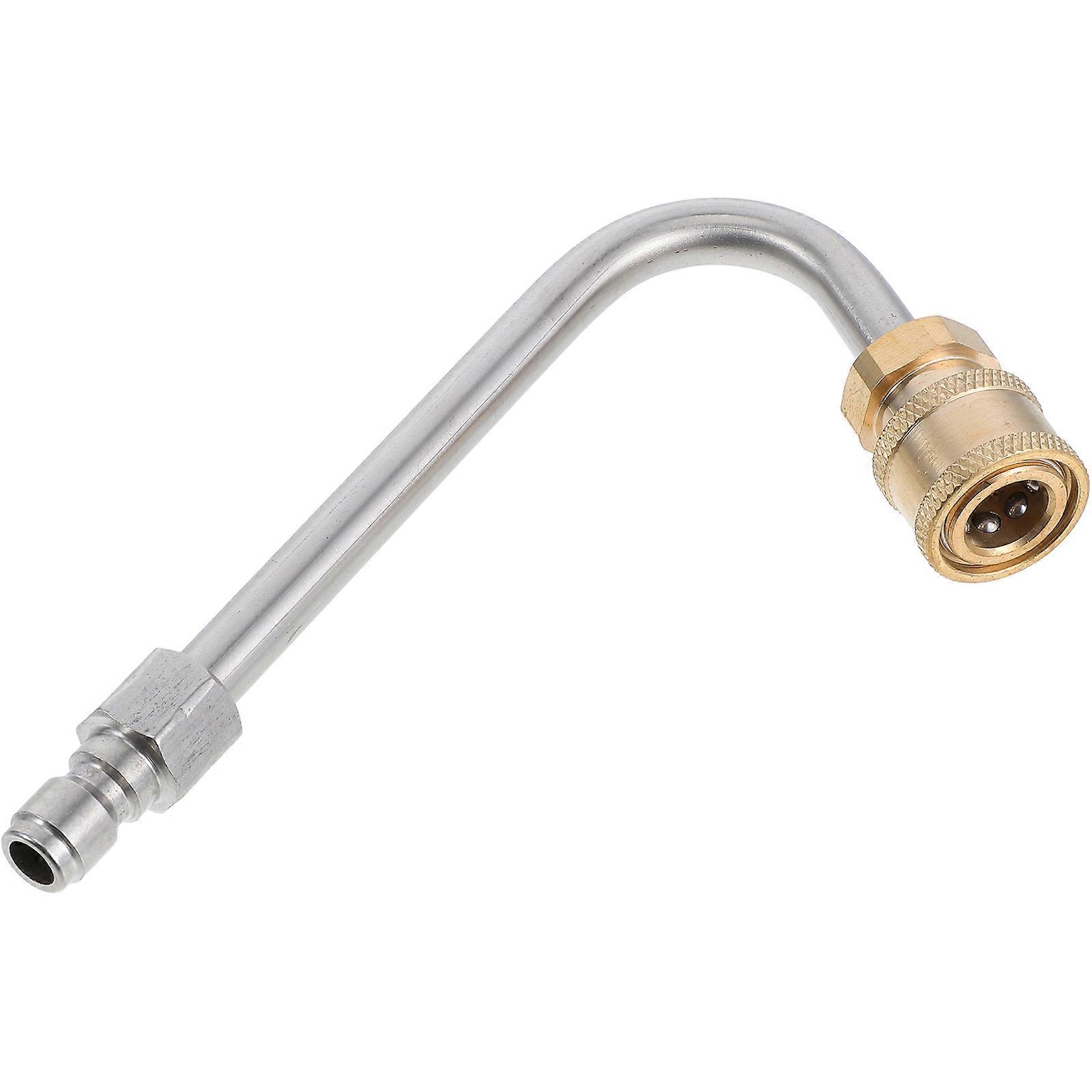 Stainless Steel Pressure Washer Wand Extension for Versatile Cleaning with 30/90 Degree Angles 1/4 Inch Quick Connect