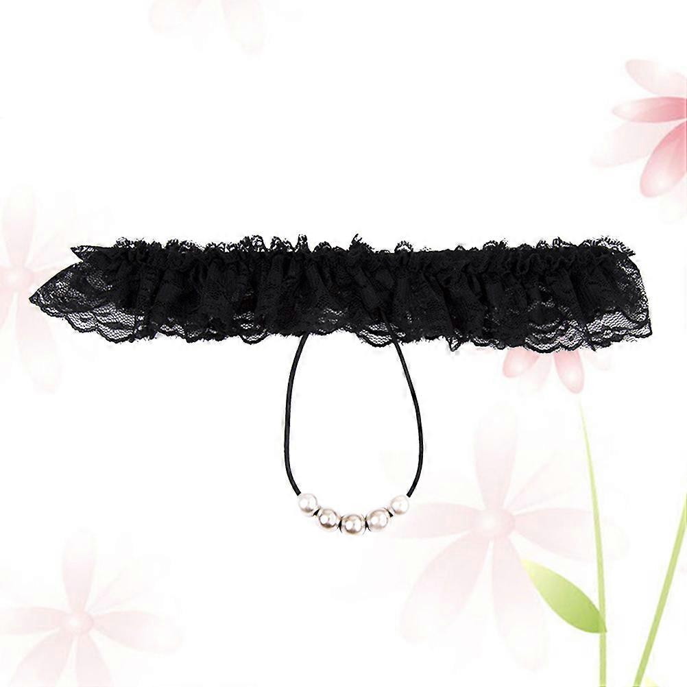 T String Thongs for Bottoms for Flirting Black 1Pcs