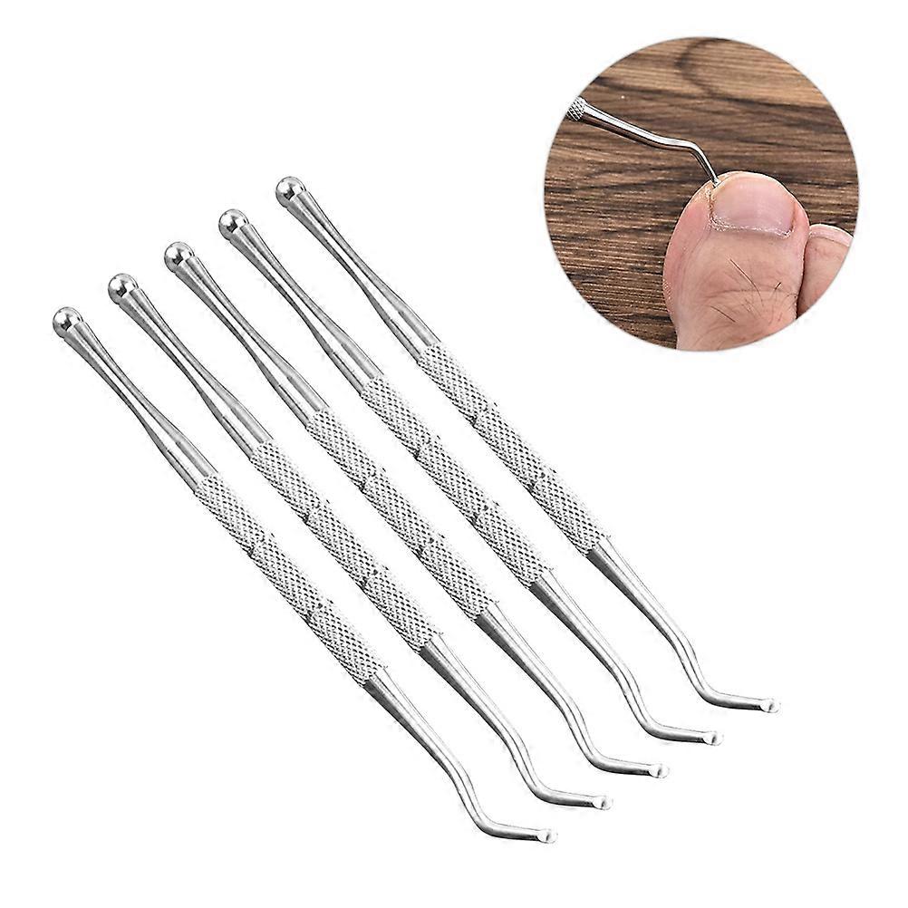 Stainless Steel Nail File for Home Use Single Head Manicure Tool Delicate Surface Silver