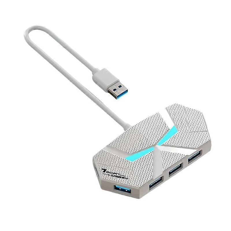 7 In 1 USB 2.0 Hub Multi-Port Adapter 1.2m (White)