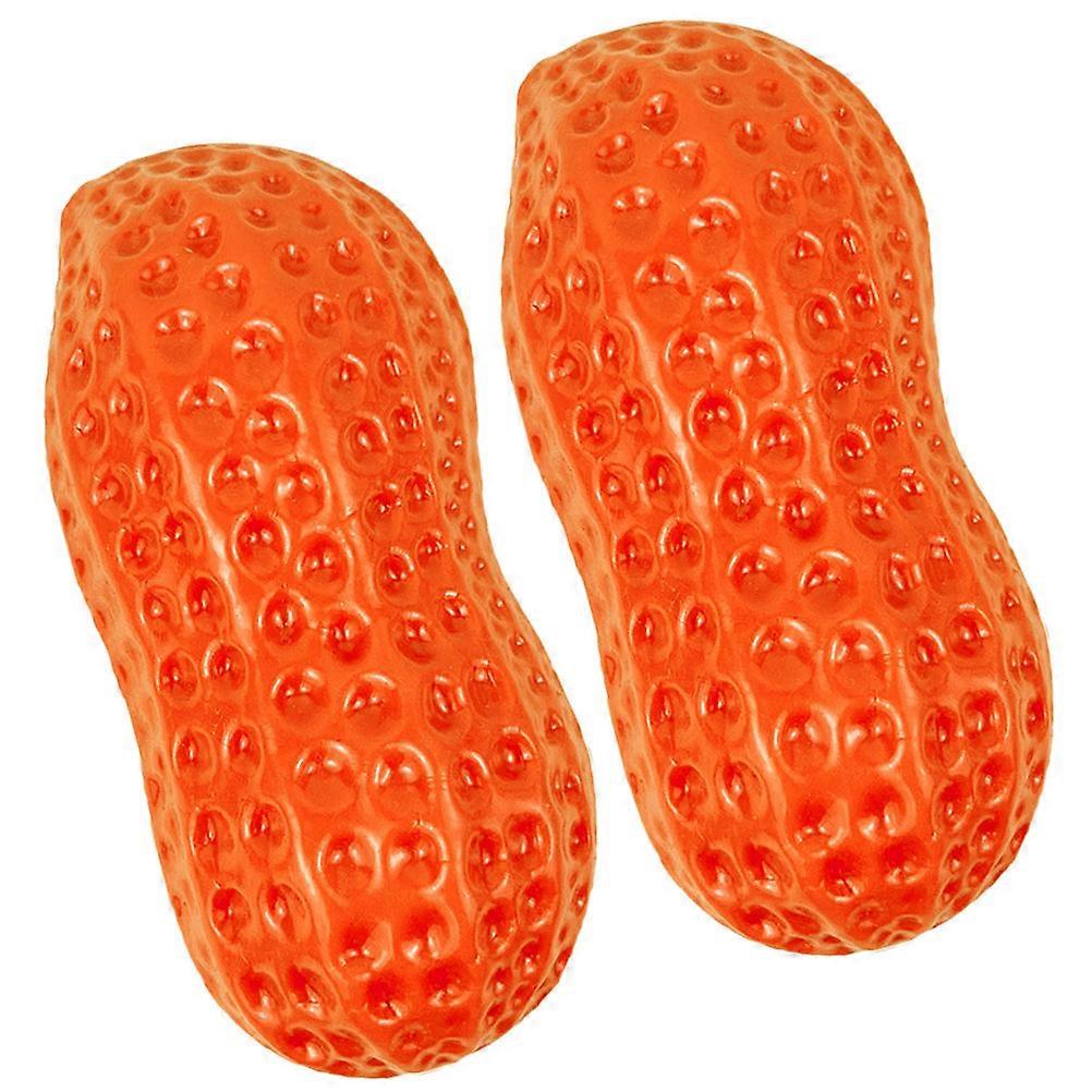 Puppy Toys 2Pcs Dog Plaything Chewing Toy Training Sessions Red TPR Interactive Training