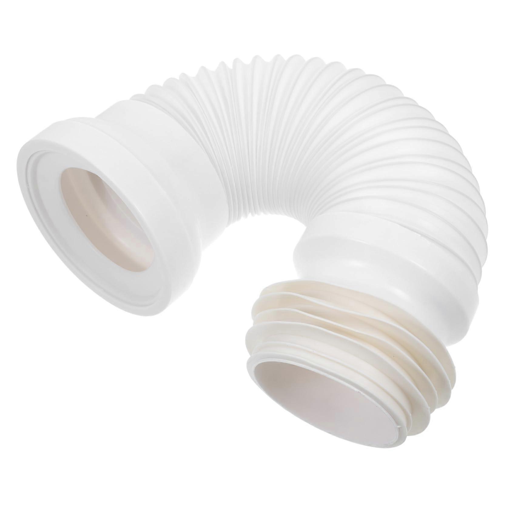 WC Extension Pipe Adjustable Sealing Pipe for Toilets 4-10 cm Flexible Design for Drain Connections