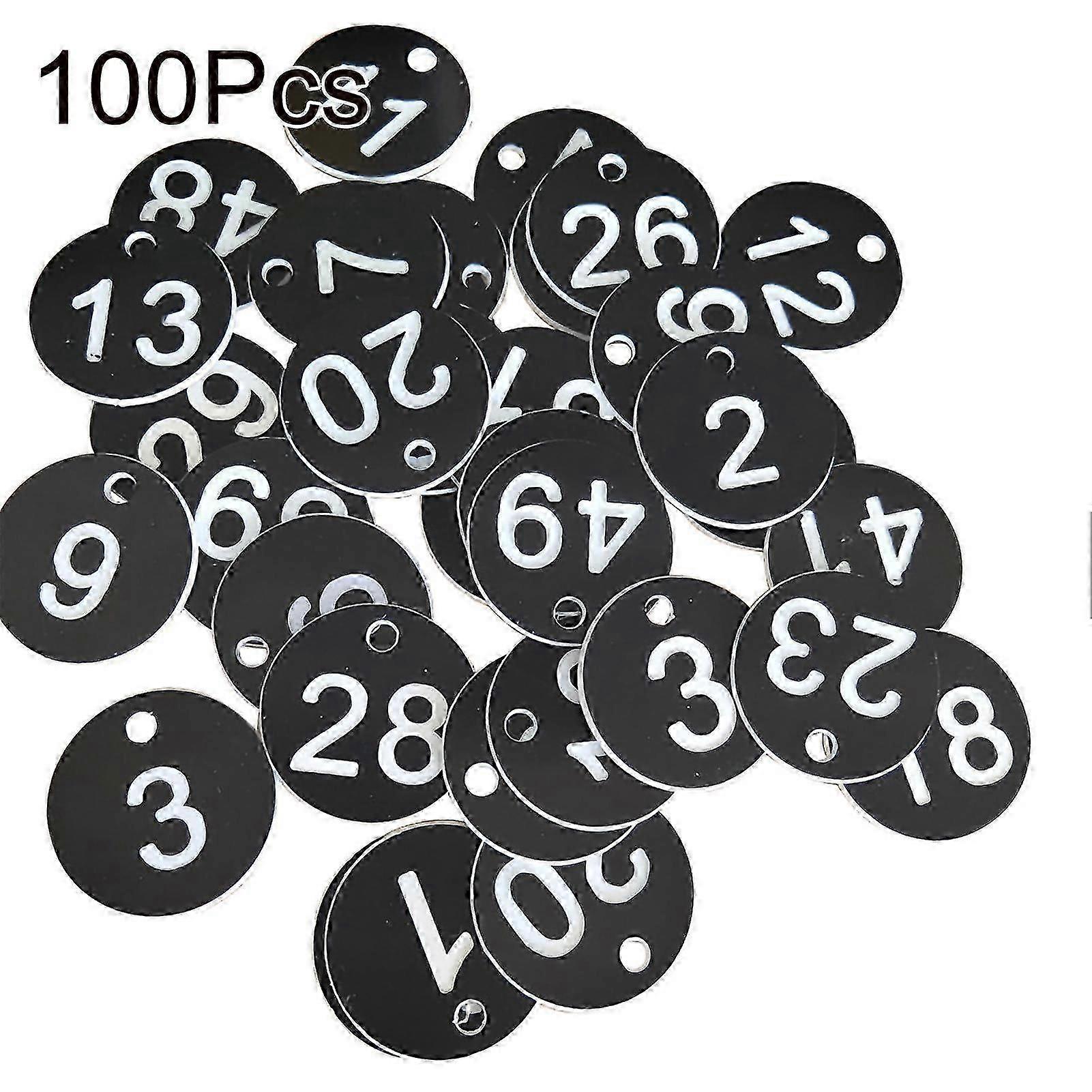 100pcs Beehive Tag Waterproof Identification Round 1-100 Numbered Mark Label Beekeeping Supplies Kaesi