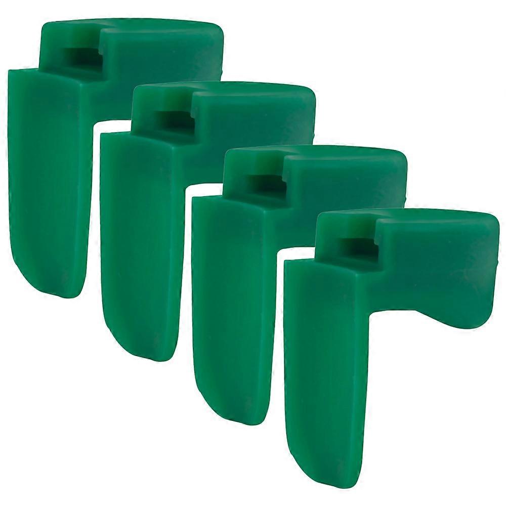 Repose-pouce de clarinette avec coussinets en silicone pour un jeu confortable vert 4pcs