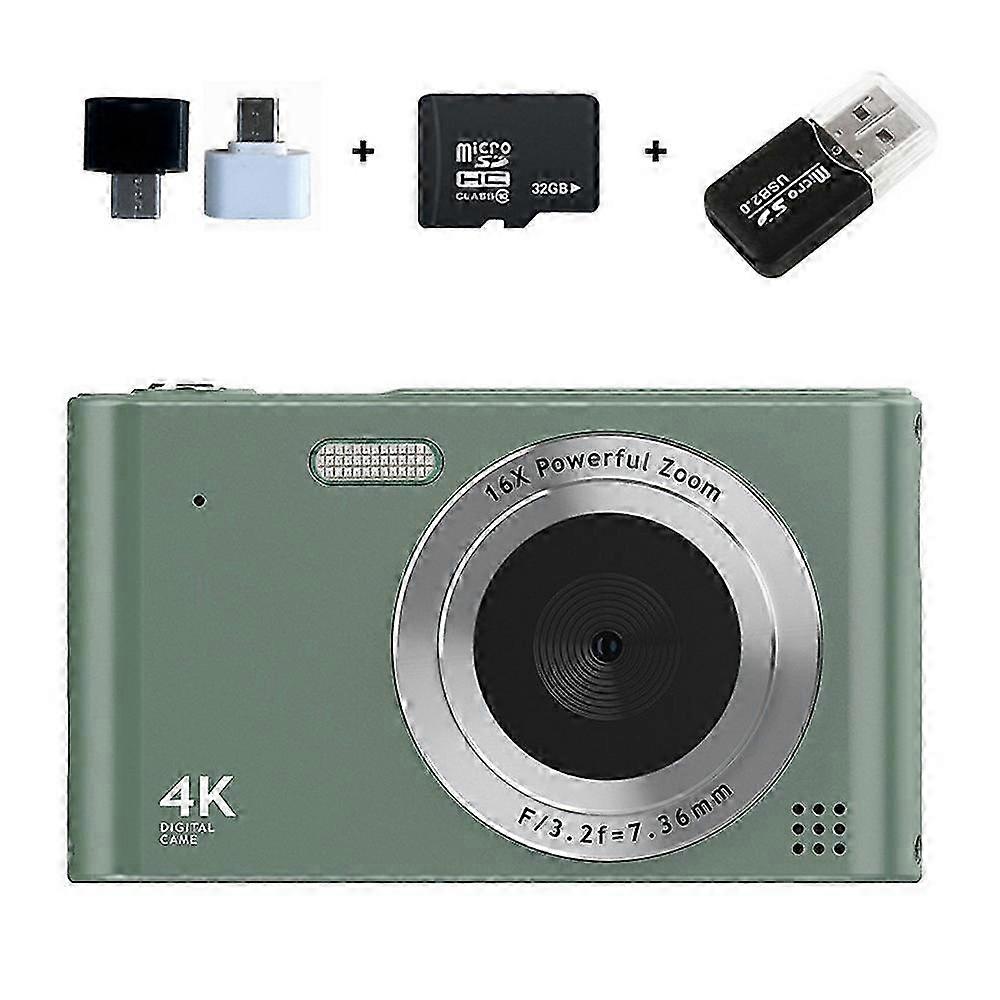 2025 4K HD Digital Camera With 32G Memory Card