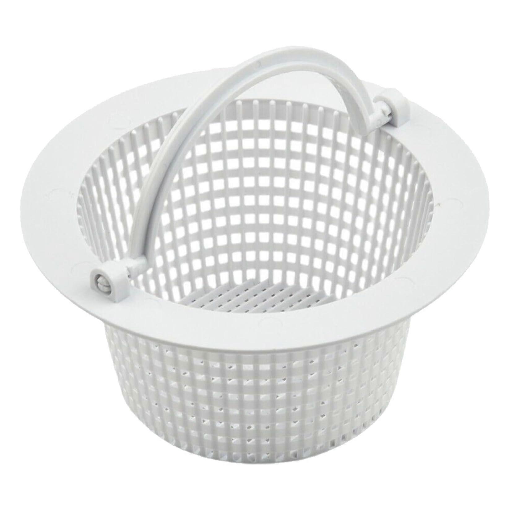 Portable Pool Skimmer Basket  Lightweight Pool with Builtin Handle, PVC Filter, Ideal for Inground or Above Ground Pools