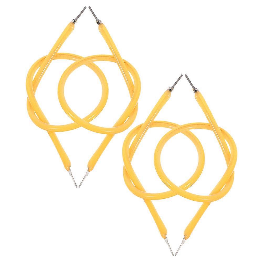 Flexible LED Filament Bulb 130mm Repair Diode For Light Fixture Yellow 4Pcs