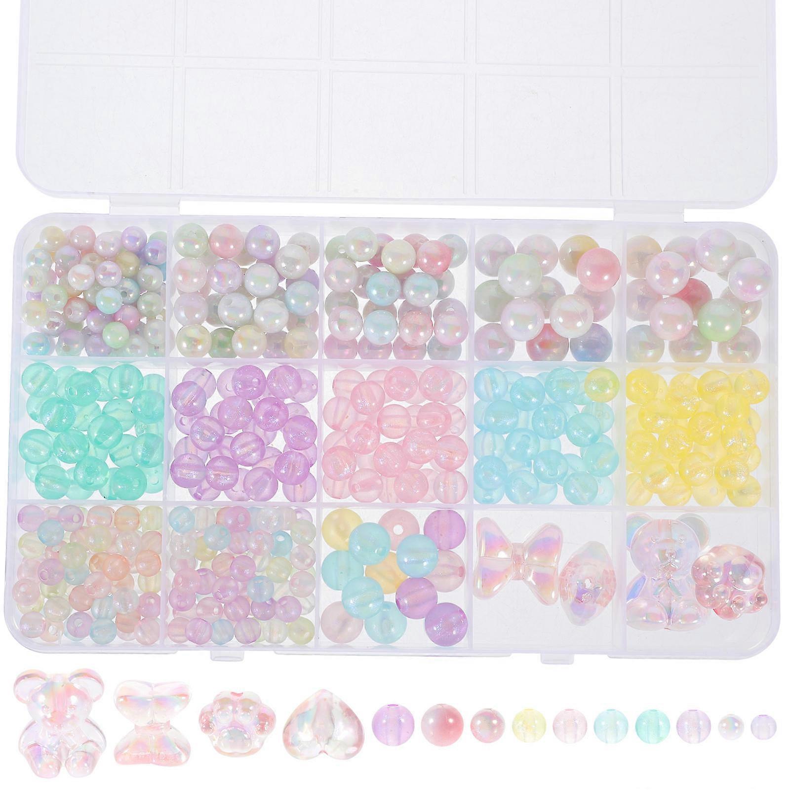 DIY Craft Spacer Beads For Bracelet Making In Assorted Colors With Durable Material For Children And DIY Enthusiasts 1 Set