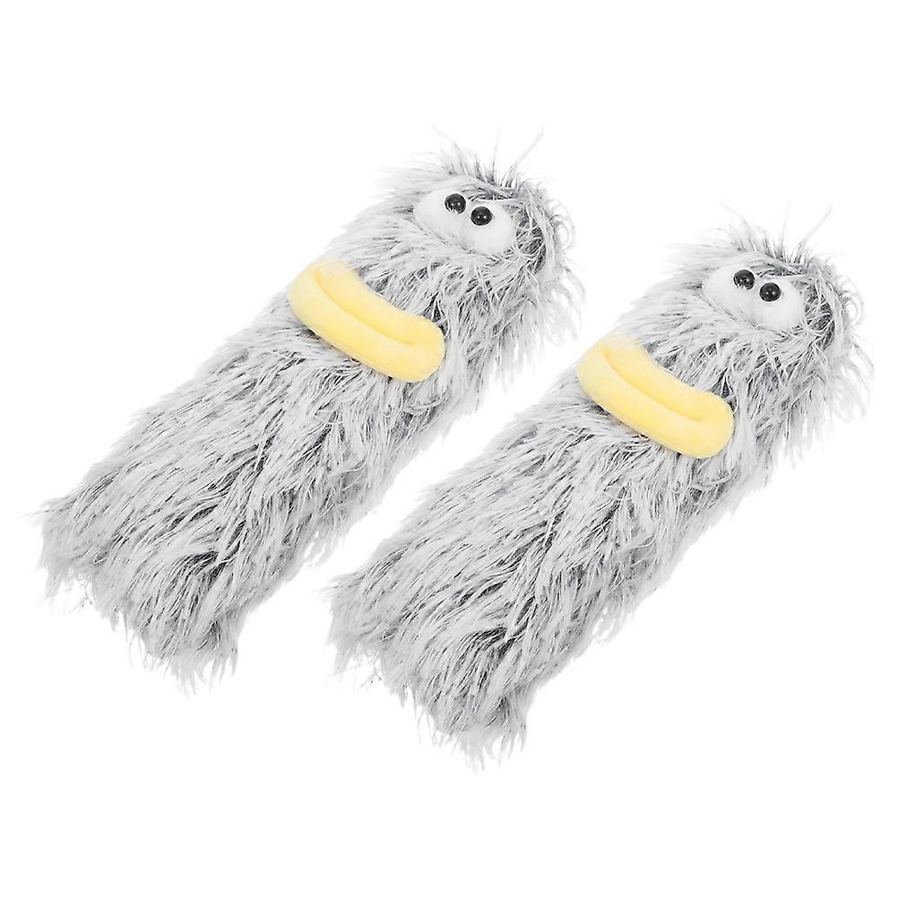 Cat Chewing Plush Pillows For Indoor Use Suitable For Cats 22.00X7.50X5.00CM Durable 2Pcs