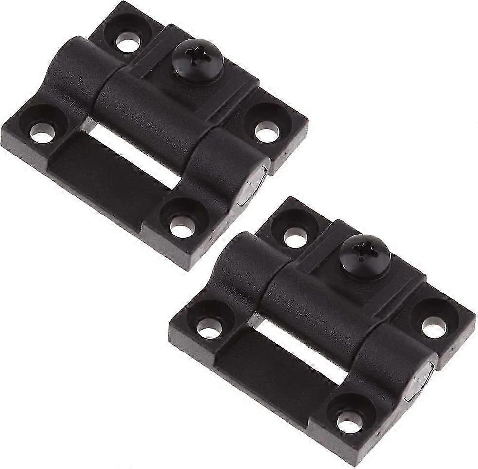 Adjustable Torque Control Hinges, 2-Pack for Precise Positioning in Black