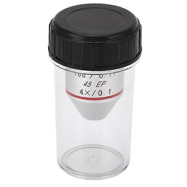 Replacement lens for achromatic objective 195EP for biological microscope telescope with 4X magnification