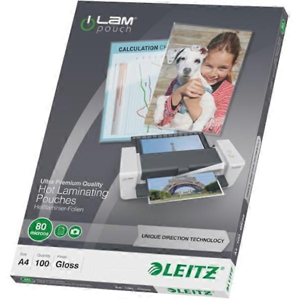 Θήκη πλαστικοποίησης Leitz iLAM UDT A4, 80mic/100 τεμ - Προστασία εγγράφων