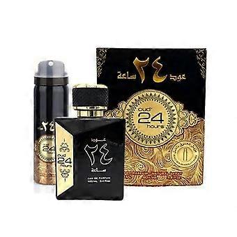 Ard Al Zaafaran Oud 24 Hours 100ml Edp Spray + 50ml Perfumed Spray Gift Set