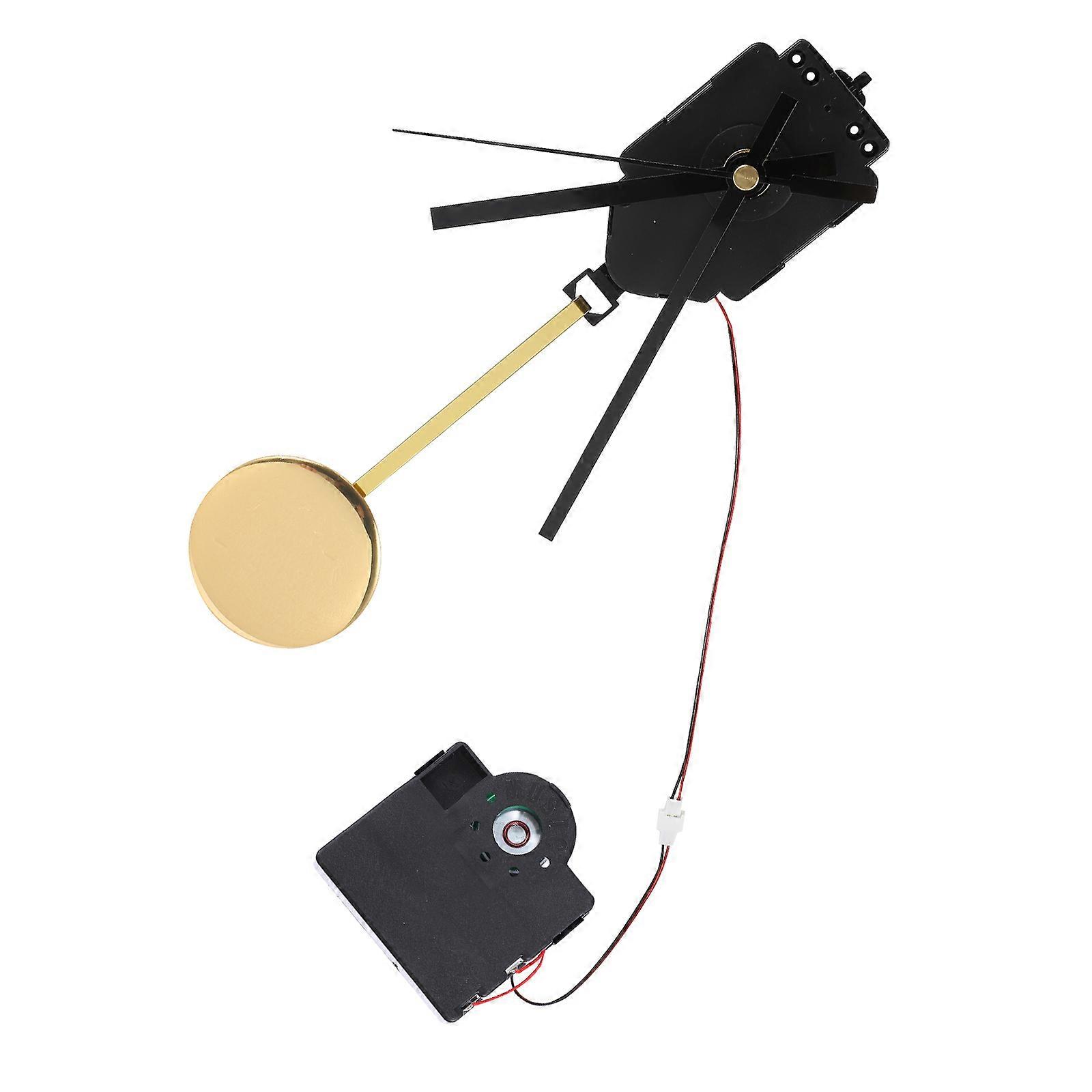 Quartz Pendulum Clock Movement for Repair 1Set Black Replacement Part