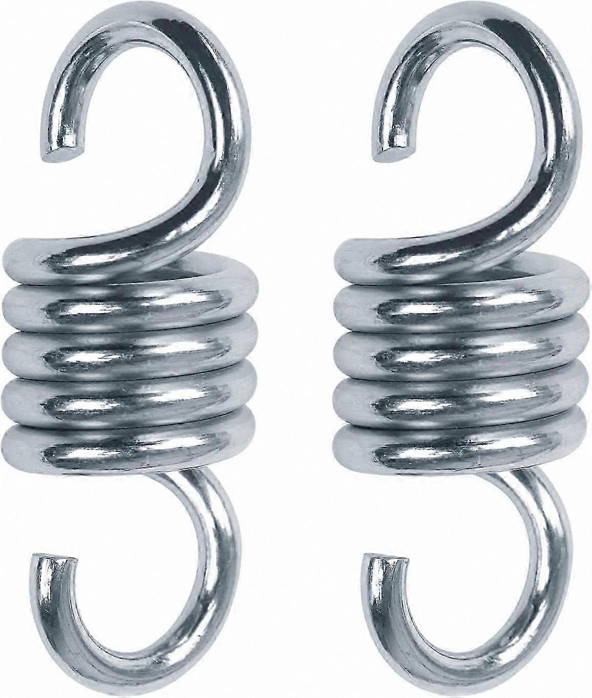 Pair of Durable Hammock Springs, Heavy-Duty Extension Hooks for Porch Swing, Boxing Bag, Hanging Chair, Supports Up to 1000 lbs Load Capacity