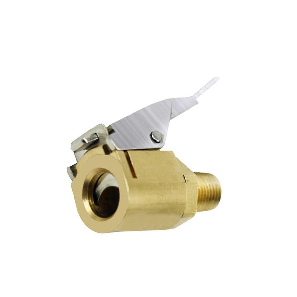 Bike Air Pump Nozzle Adapter For Maintenance Golden 1Pcs Gas Tube Tool With Easy Attachment