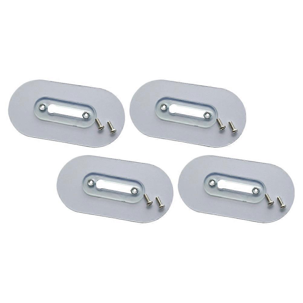 Traceless Nut Sticker Wall Mounting Screw Hook For Rental Property Users 12x6cm Practical Home Accessory 4 Sets