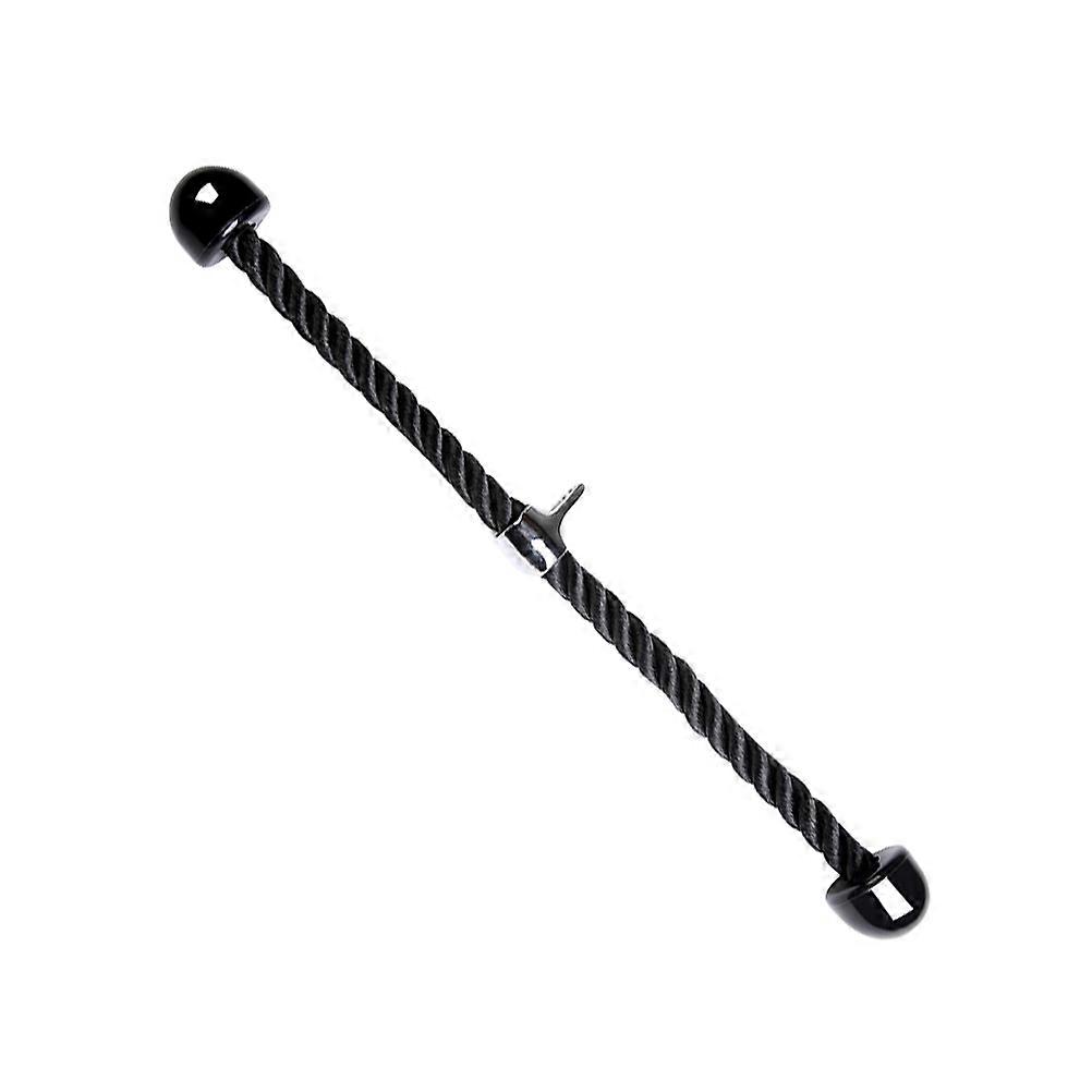 Ergonomic Grip Tricep Rope For Bodybuilding And Push Downs 1Pcs Equipment In Black