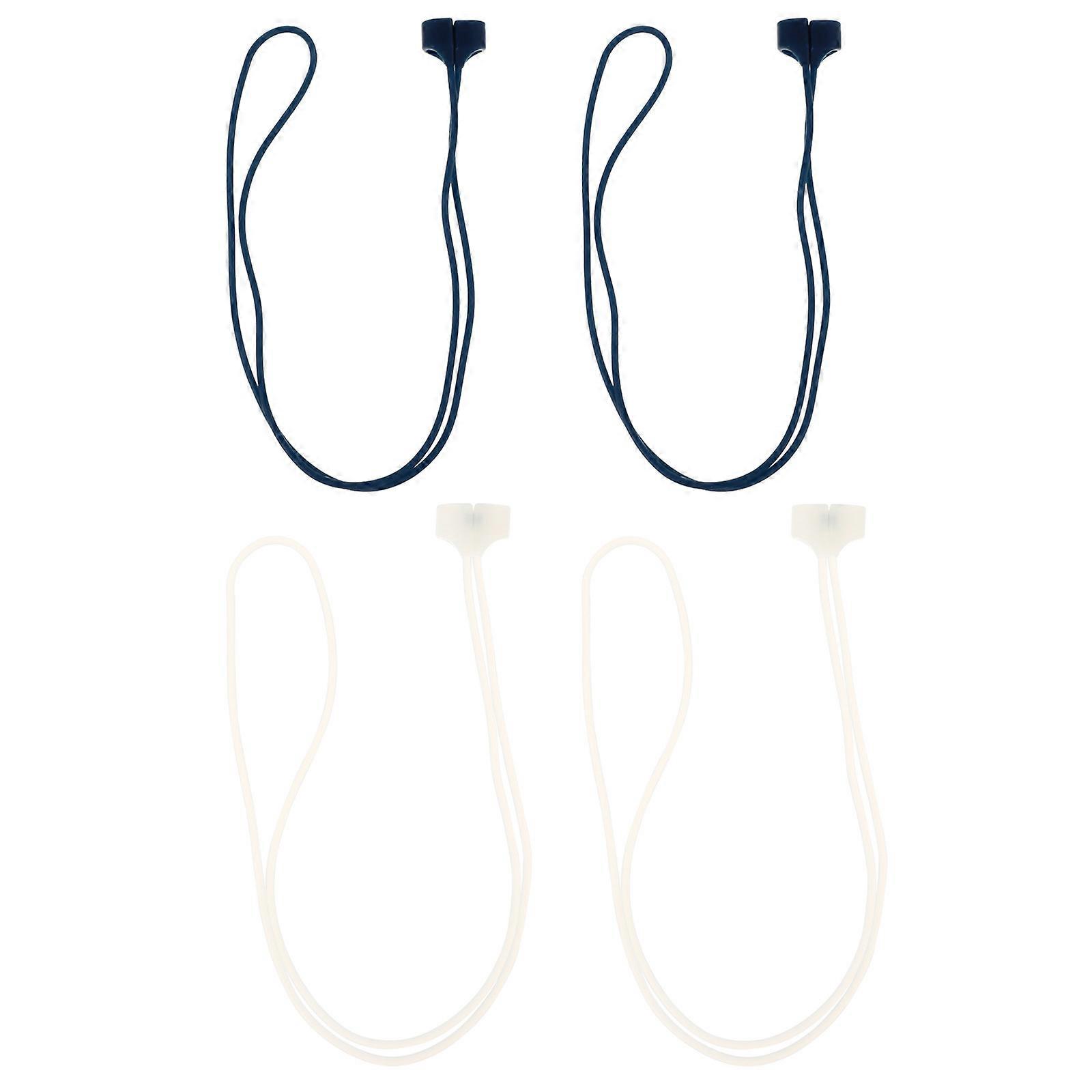 ワイヤレスイヤフォン紛失防止ロープ4Pcs磁気吸引装置屋外活動シンプルスタイル